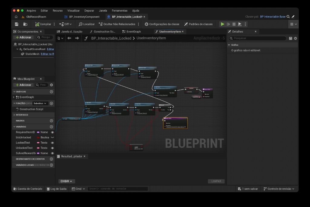 Blueprint BP_Interactable_Locked