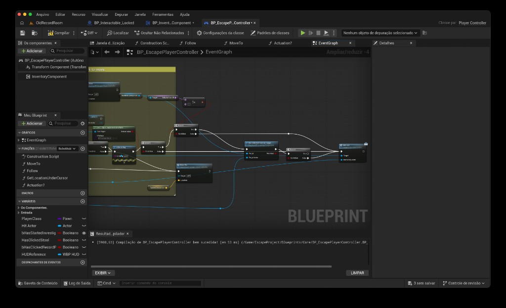 Blueprint BP_EscapePlayerController